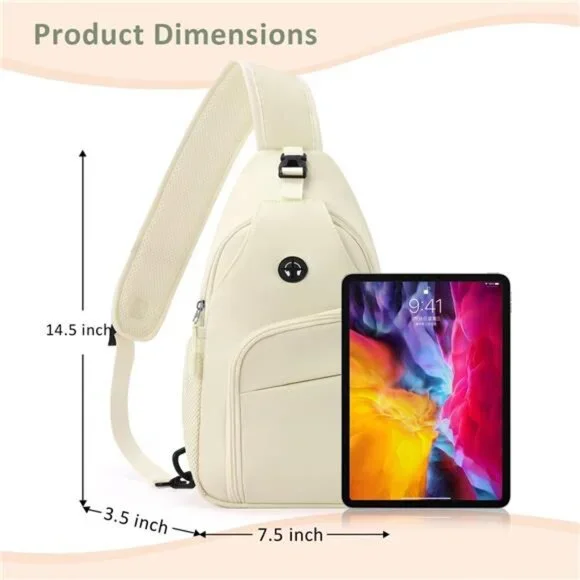 Tuwubi Crossbody Bags Sling Bag Backpack for Women for Men - Picture 4 of 7